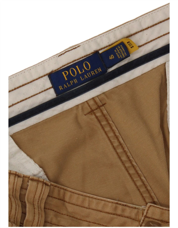 Ralph Lauren Mens Cargo Shorts W40 XL Beige
