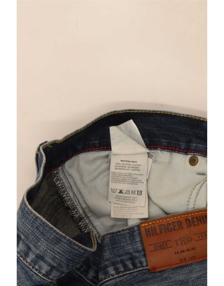 Tommy Hilfiger Mens Bootcut Jeans W38 L34 Navy Blue Cotton