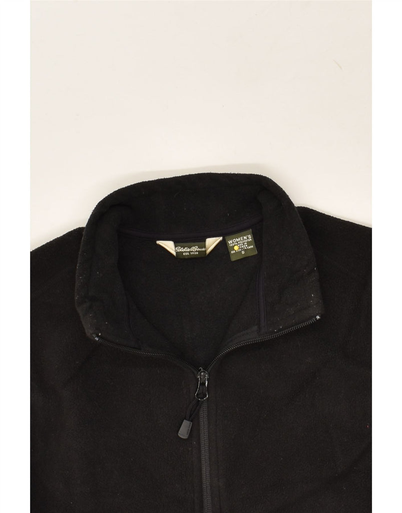 EDDIE BAUER Womens Fleece Jacket UK 10 Small Black Polyester | Vintage Eddie Bauer | Thrift | Second-Hand Eddie Bauer | Used Clothing | Messina Hembry 