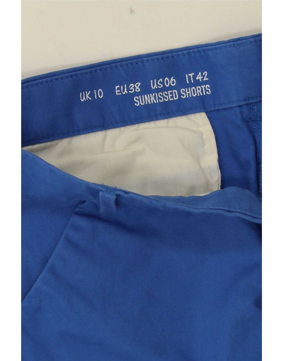 Gap Womens Casual Shorts UK 10 Small W32  Blue