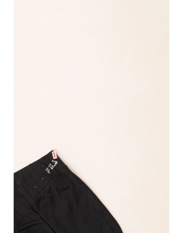 FILA Womens Leggings UK 16 Large  Black Vintage Fila and Second-Hand Fila from Messina Hembry 