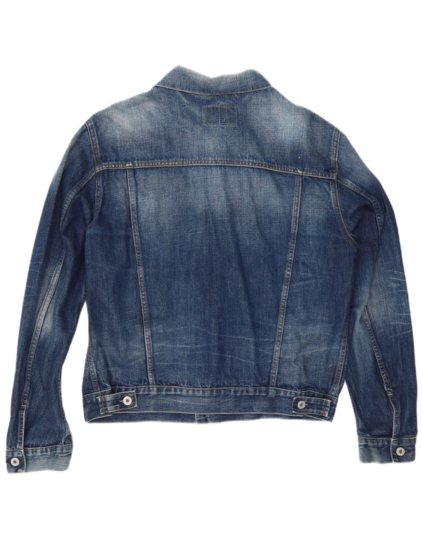 Energie Womens Denim Jacket UK 18 XL Blue Cotton