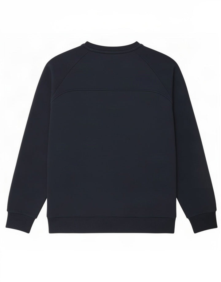 Adidas Mens Sweatshirt Jumper Medium Navy Blue Cotton