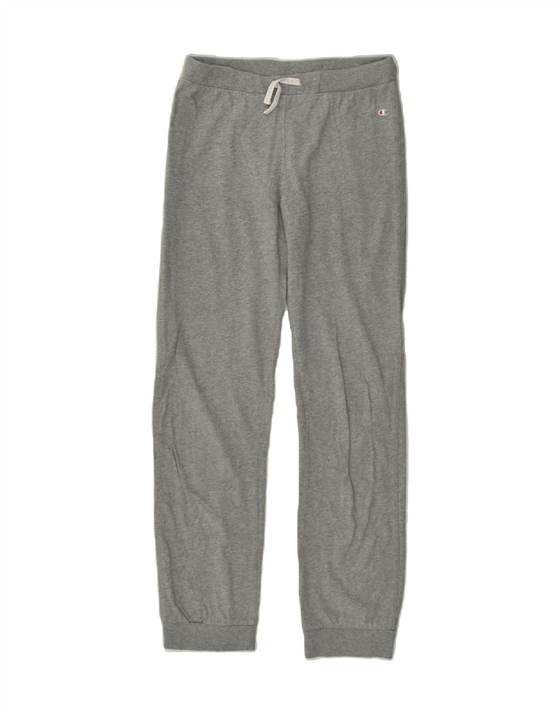 CHAMPION Girls Tracksuit Trousers Joggers 11-12 Years Grey Cotton | Vintage Champion | Thrift | Second-Hand Champion | Used Clothing | Messina Hembry 