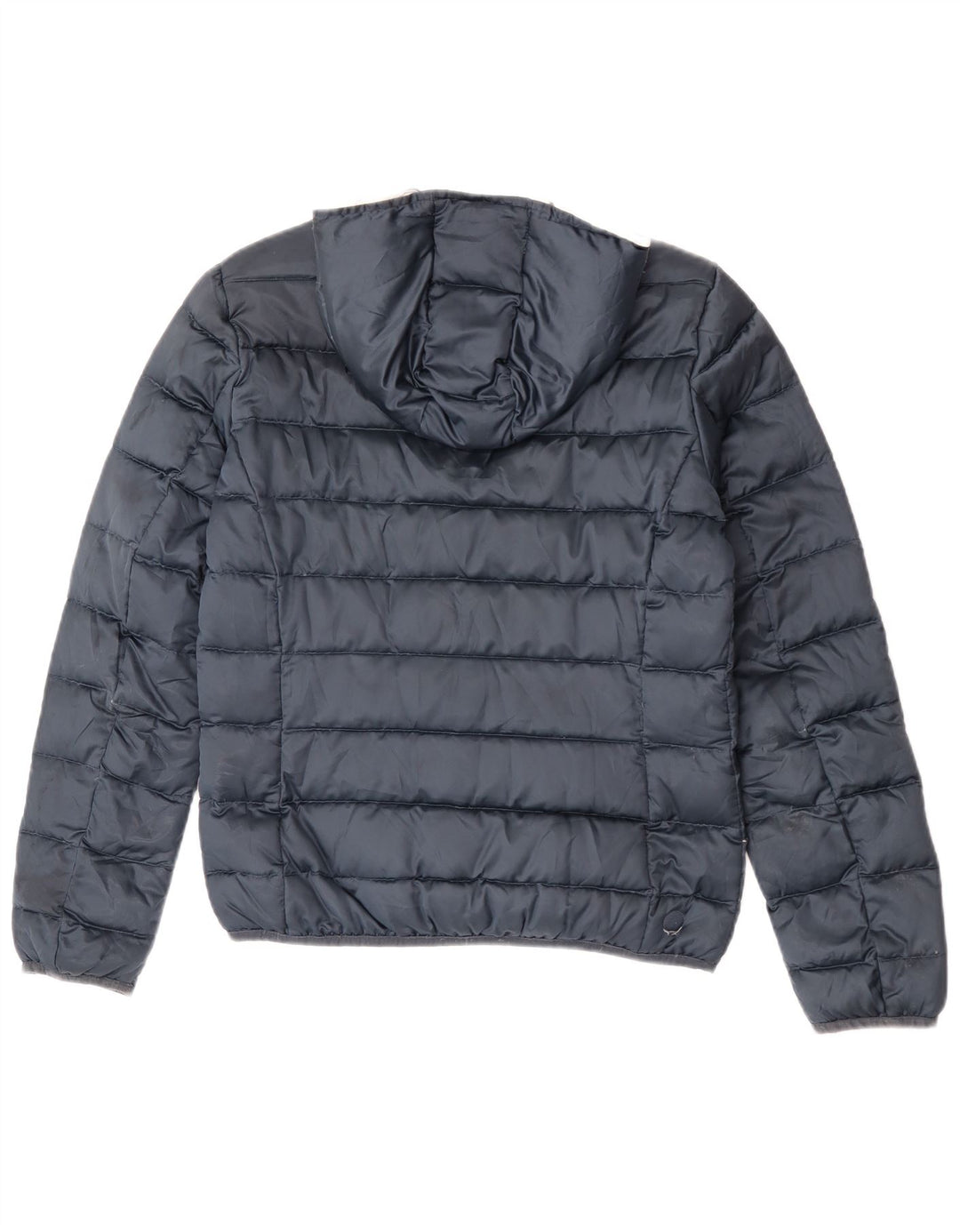 Colmar Womens Hooded Padded Jacket IT 44 Medium Navy Blue Polyester