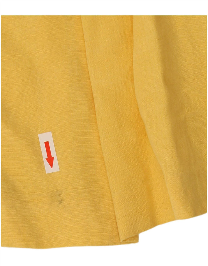 Roccobarocco Womens A-Line Dress UK 10 Small Yellow
