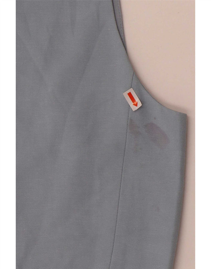 Zara Womens Waistcoat UK 12 Medium Blue