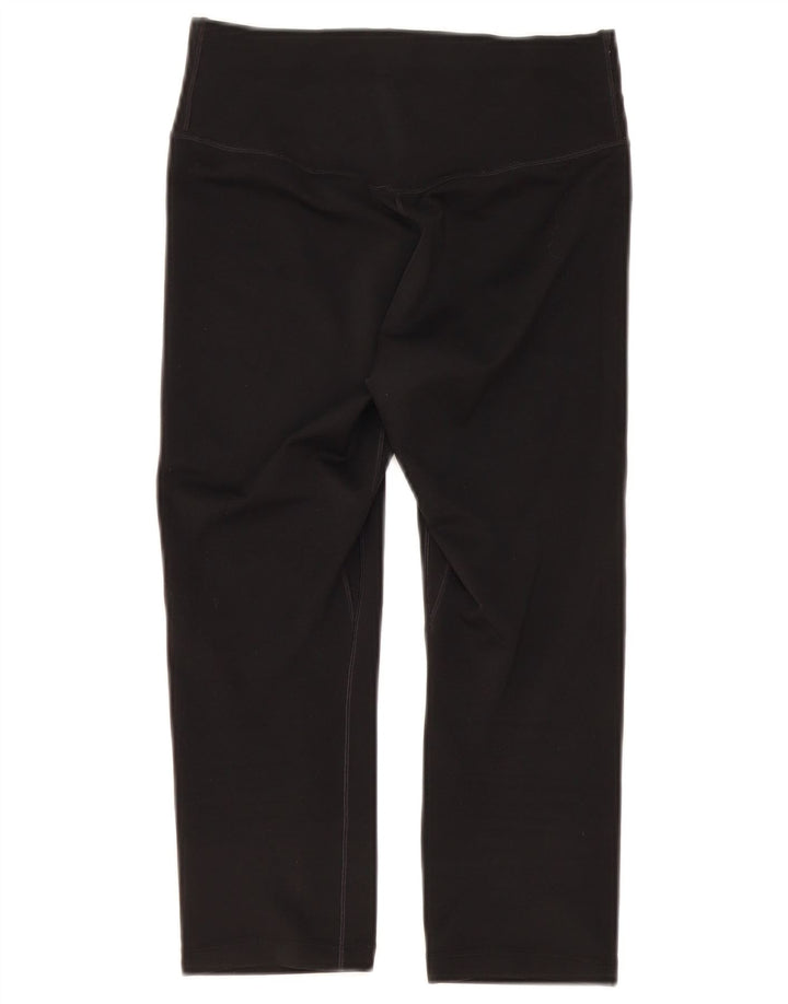 Nike Womens Dri Fit Capri Leggings UK 6 XS  Black Polyester