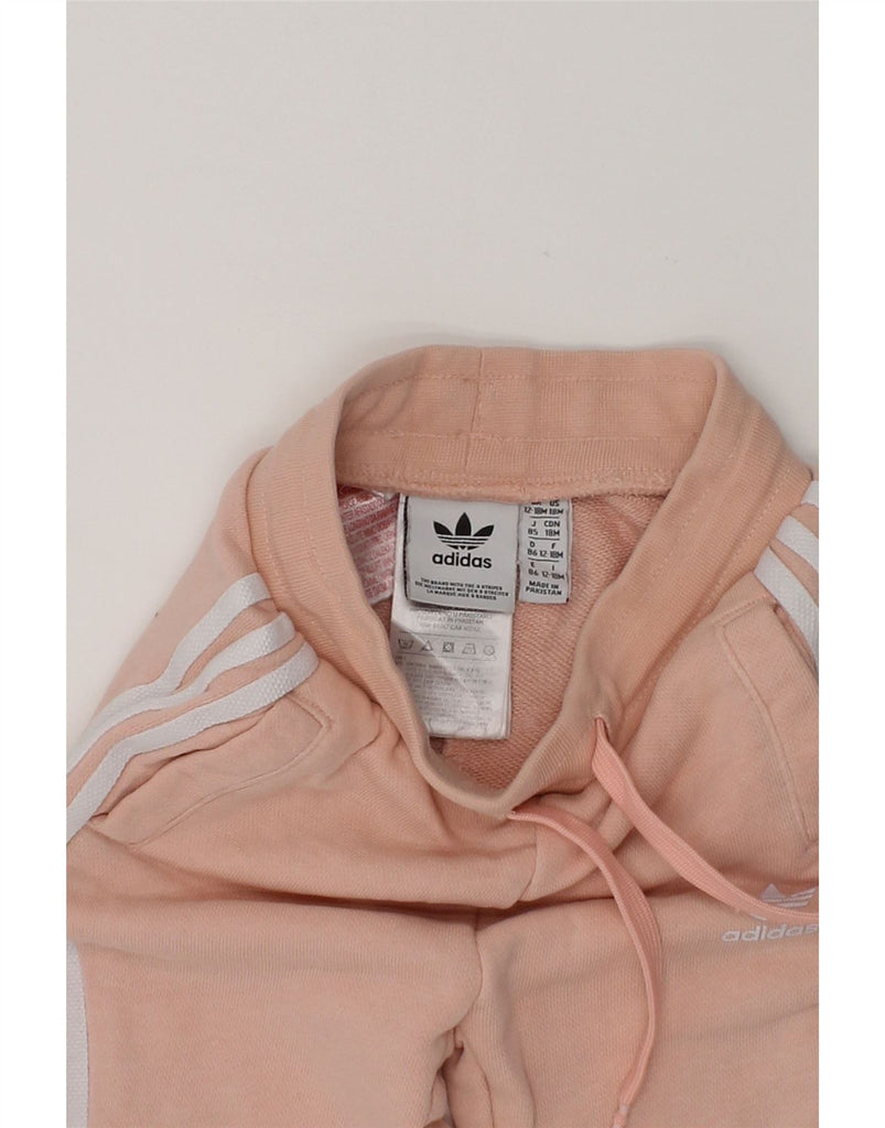 ADIDAS Baby Girls Joggers Tracksuit Trousers 12-18 Months Orange Cotton | Vintage Adidas | Thrift | Second-Hand Adidas | Used Clothing | Messina Hembry 