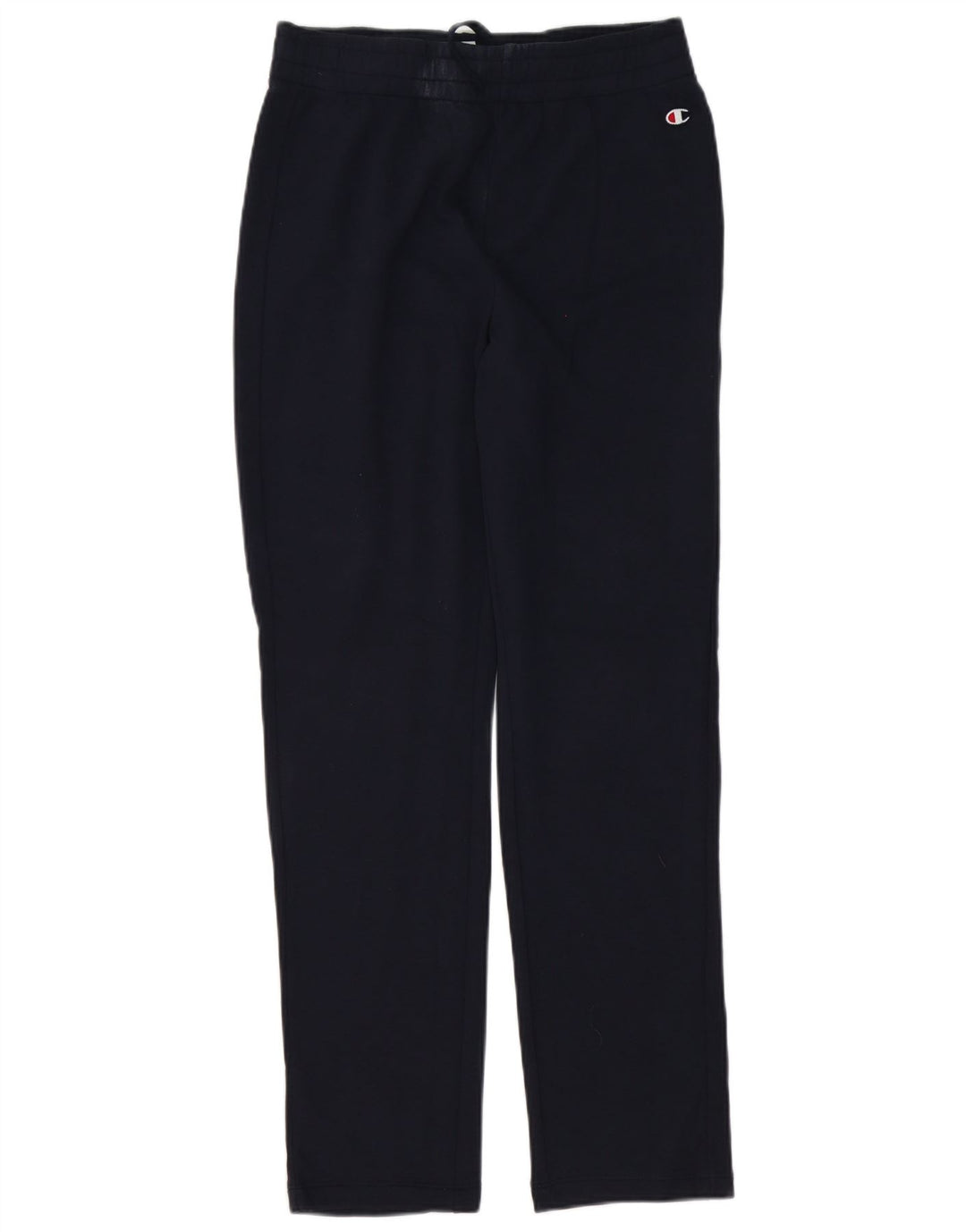 Champion Womens Tracksuit Trousers UK 14 Medium Navy Blue Cotton