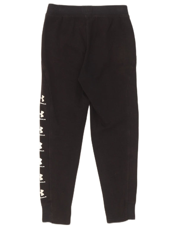 Under Armour Boys Tracksuit Trousers Joggers 9-10 Years Medium Black
