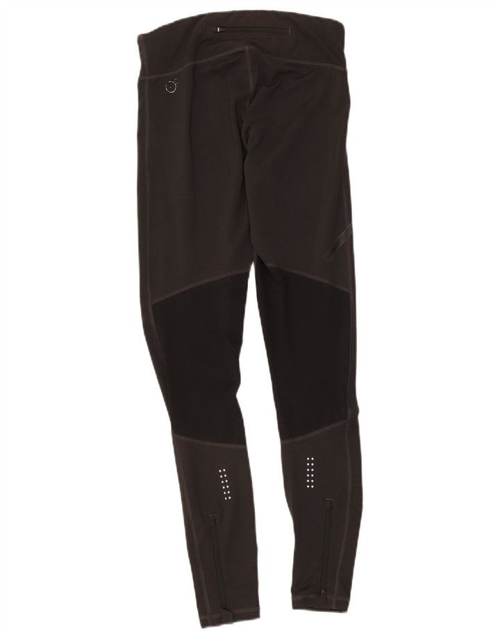 Puma Womens Leggings UK 12 Medium Black Polyester
