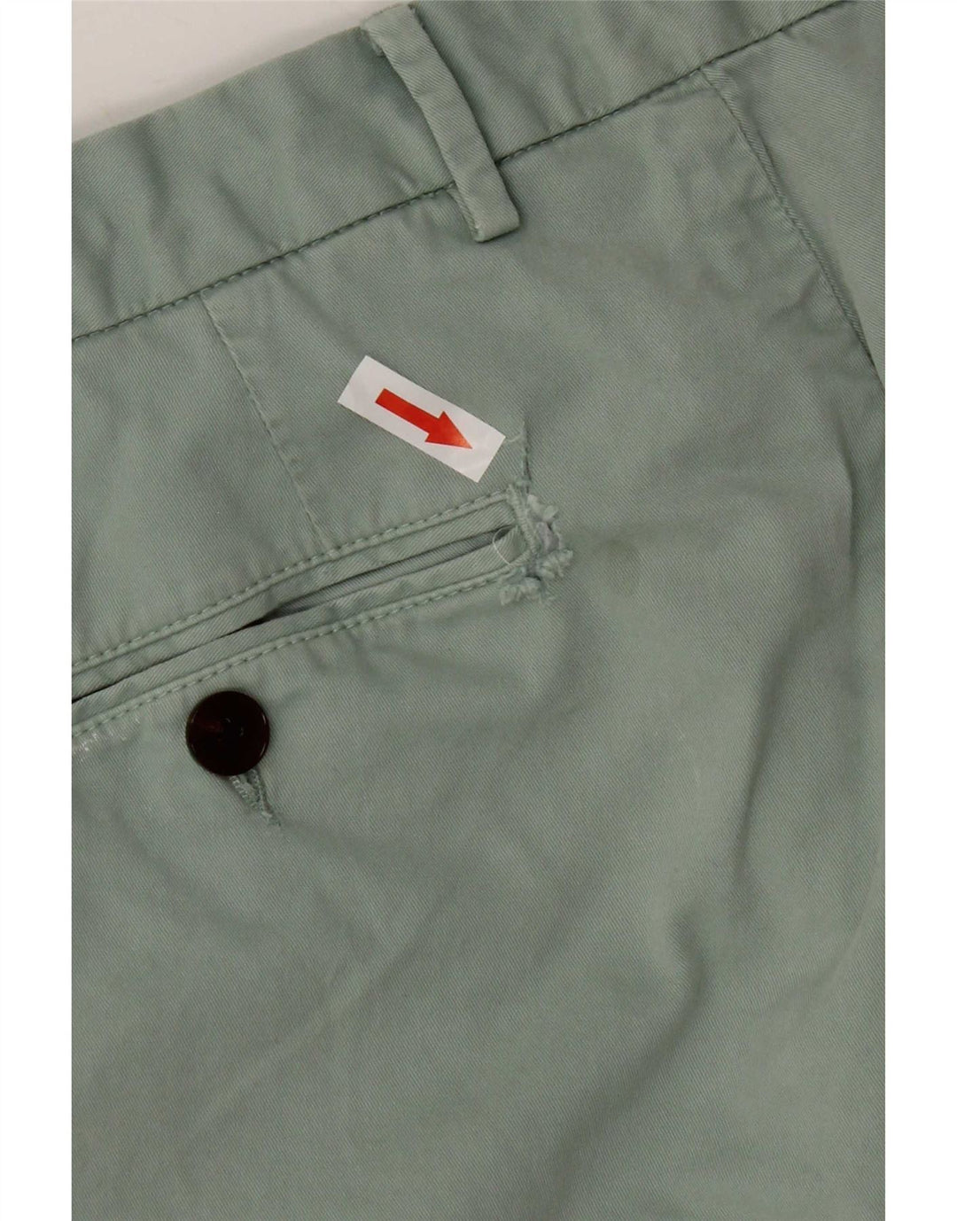 Hackett Mens Chino Shorts Large Green Cotton
