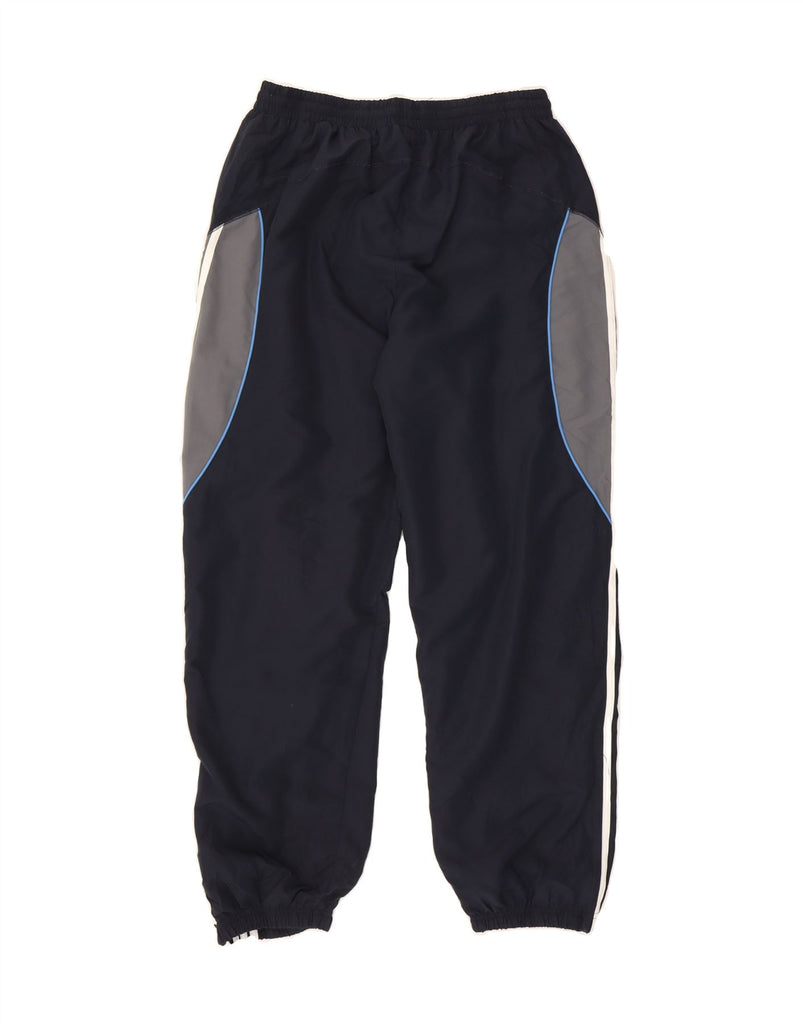 ADIDAS Mens Tracksuit Trousers Joggers Medium  Navy Blue Colourblock Vintage Adidas and Second-Hand Adidas from Messina Hembry 