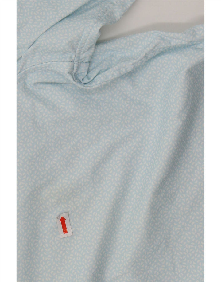 BONOBOS Mens Athletic Fit  Shirt Large Blue Spotted Nylon