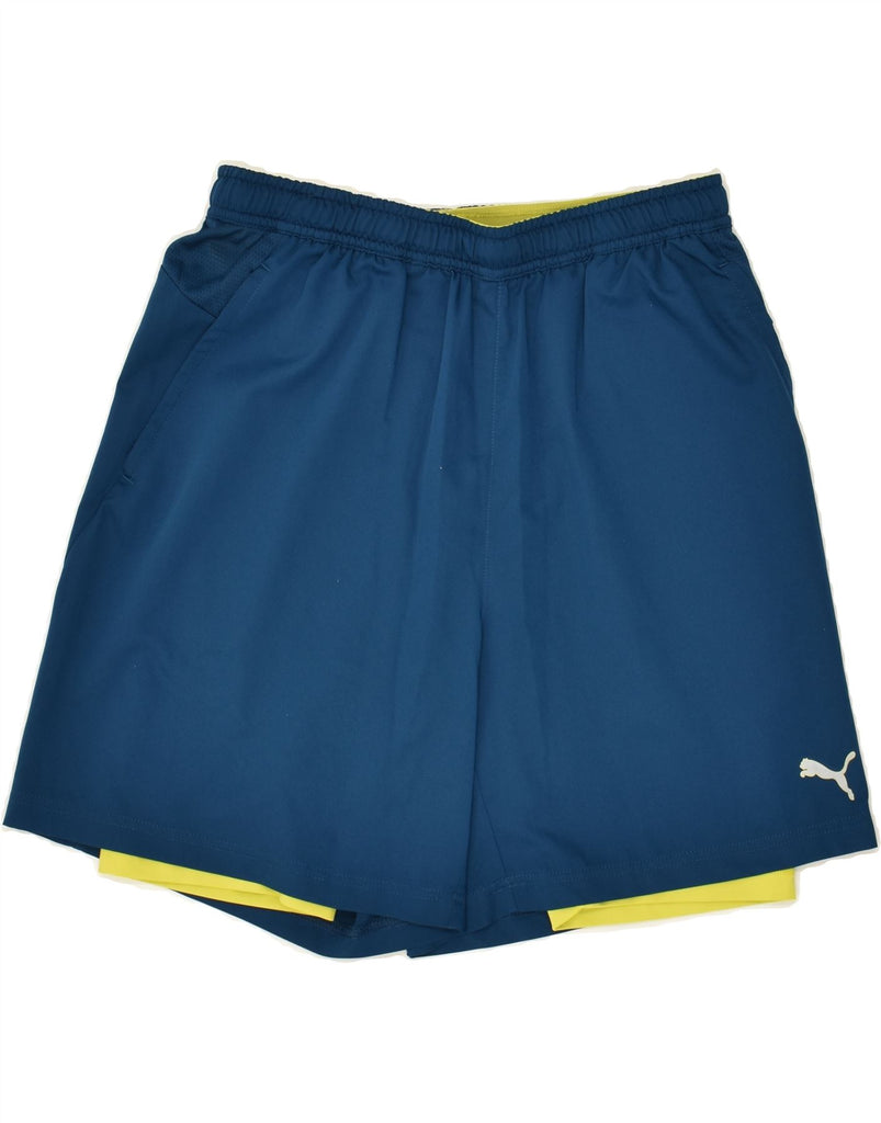 PUMA Mens Sport Shorts Medium Blue Vintage Puma and Second-Hand Puma from Messina Hembry 