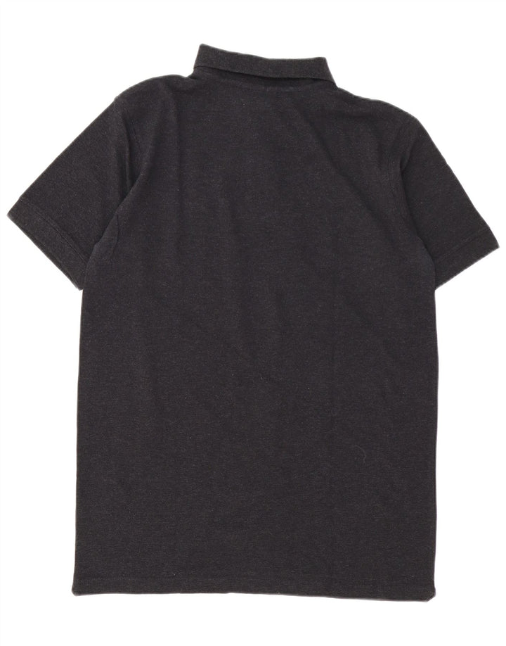 REEBOK Mens Polo Shirt Medium Grey Cotton