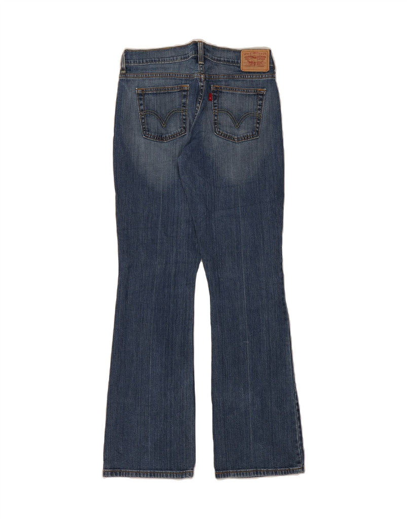 LEVI'S Womens 515 Bootcut Jeans US 6 Medium W30 L31 Navy Blue Cotton Vintage Levi's and Second-Hand Levi's from Messina Hembry 