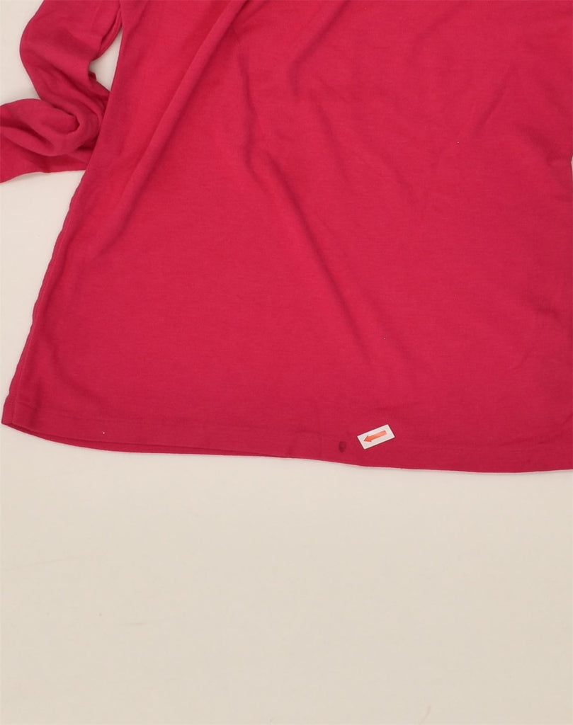 POLO RALPH LAUREN Girls Top Long Sleeve 8-9 Years Medium  Pink Cotton | Vintage Polo Ralph Lauren | Thrift | Second-Hand Polo Ralph Lauren | Used Clothing | Messina Hembry 