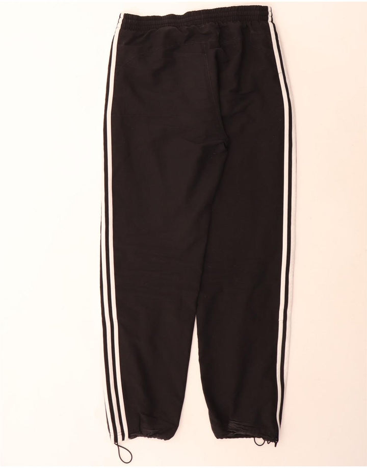 Adidas Mens Tracksuit Trousers Joggers Small Black Polyester