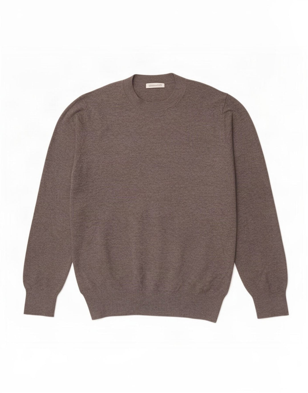 Zara Mens Crew Neck Jumper Sweater Medium Grey Acrylic