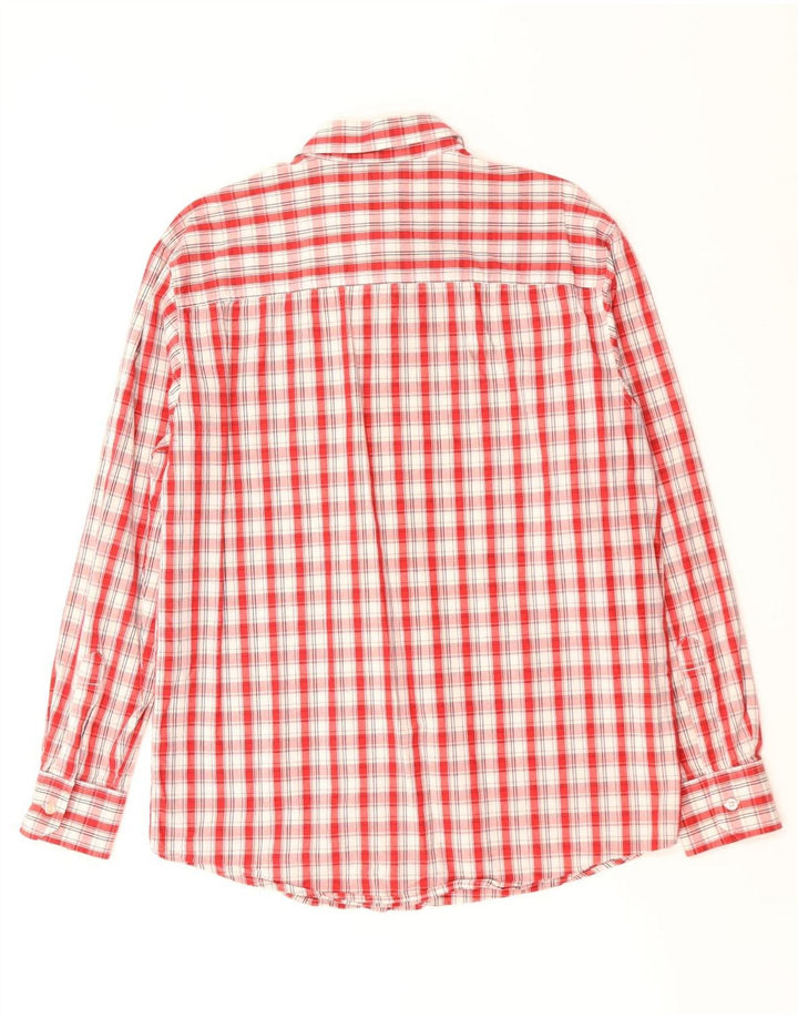 LEVI'S Mens Shirt Medium Red Check Cotton