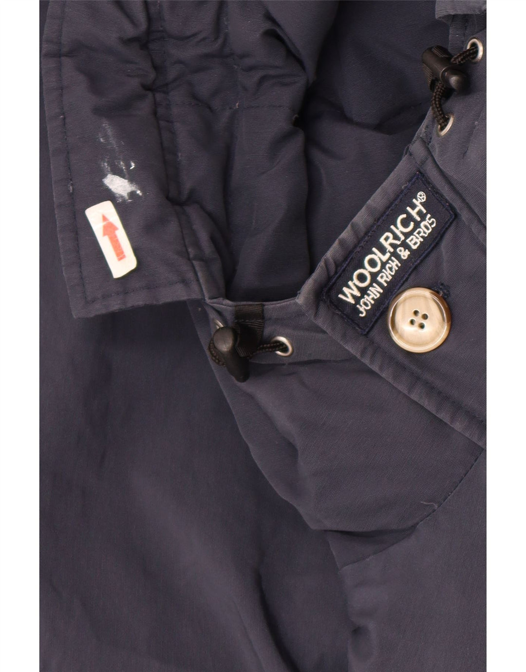 Woolrich Boys Hooded Padded Jacket 9-10 Years Navy Blue