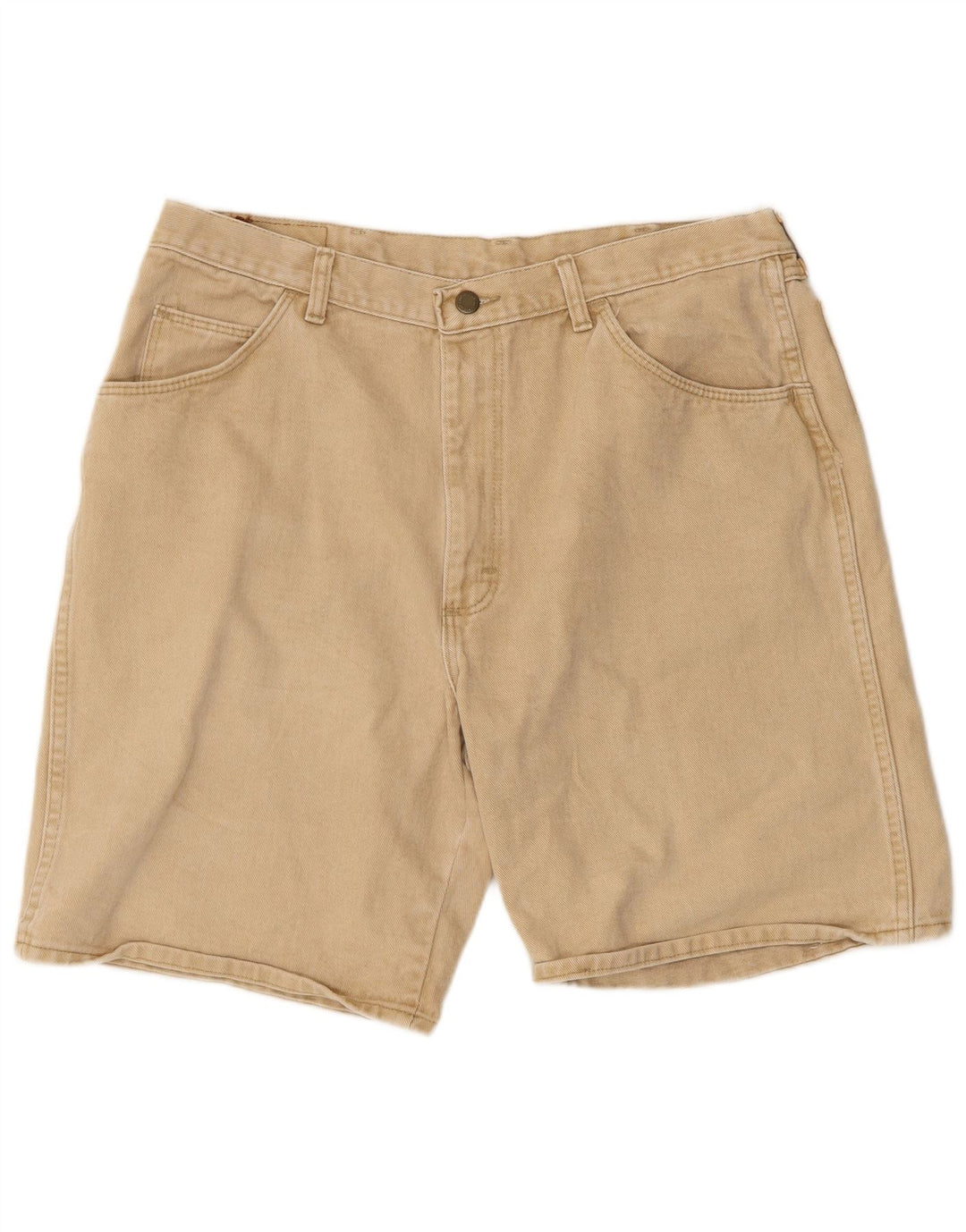 WRANGLER Mens Denim Shorts W38 XL Beige Cotton