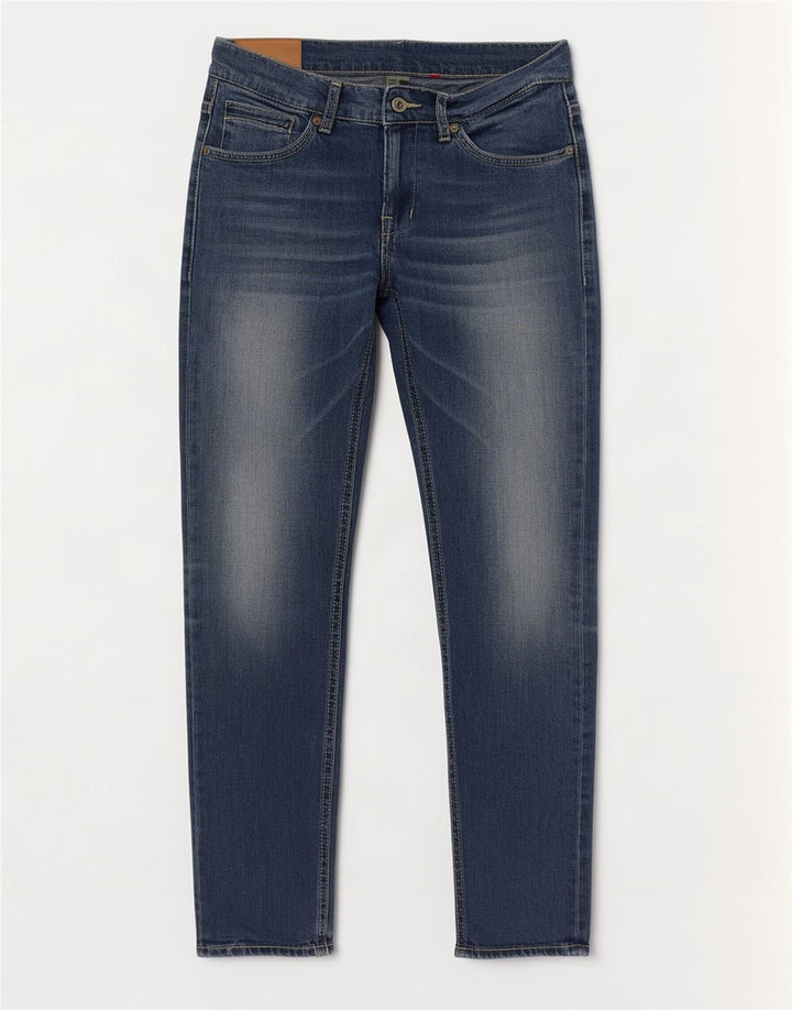Dondup Womens Slim Jeans W33 L32 Blue Cotton