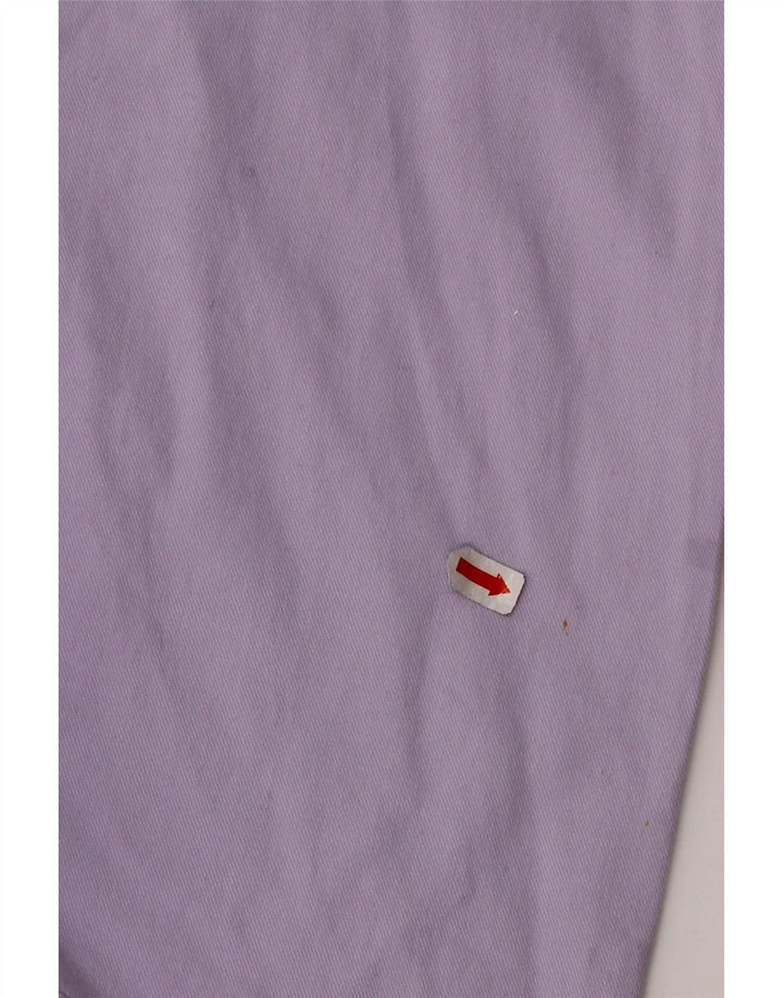 CREW CLOTHING Mens Pullover Shirt Small Purple Cotton