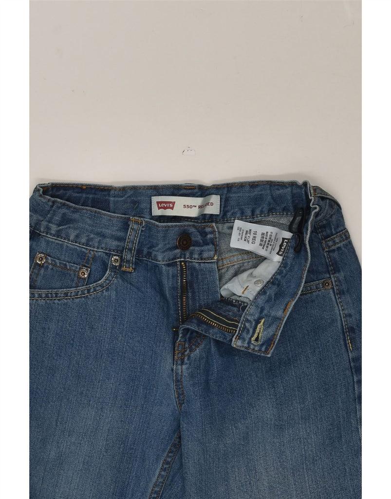 LEVI'S Boys 550 Relaxed Fit Straight Jeans 9-10 Years W25 L25 Blue Cotton | Vintage Levi's | Thrift | Second-Hand Levi's | Used Clothing | Messina Hembry 