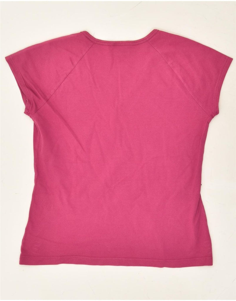 LACOSTE Womens T-Shirt Top Size 44 Large Pink Cotton | Vintage Lacoste | Thrift | Second-Hand Lacoste | Used Clothing | Messina Hembry 