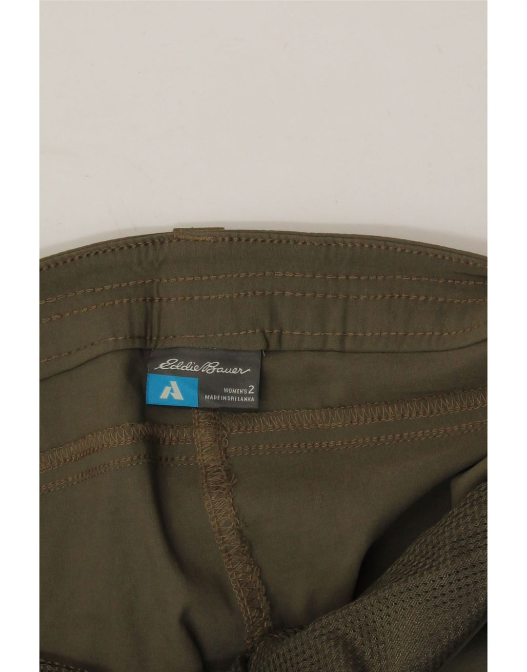 EDDIE BAUER Womens Cargo Shorts US 2 XS W28  Khaki Nylon Vintage Eddie Bauer and Second-Hand Eddie Bauer from Messina Hembry 