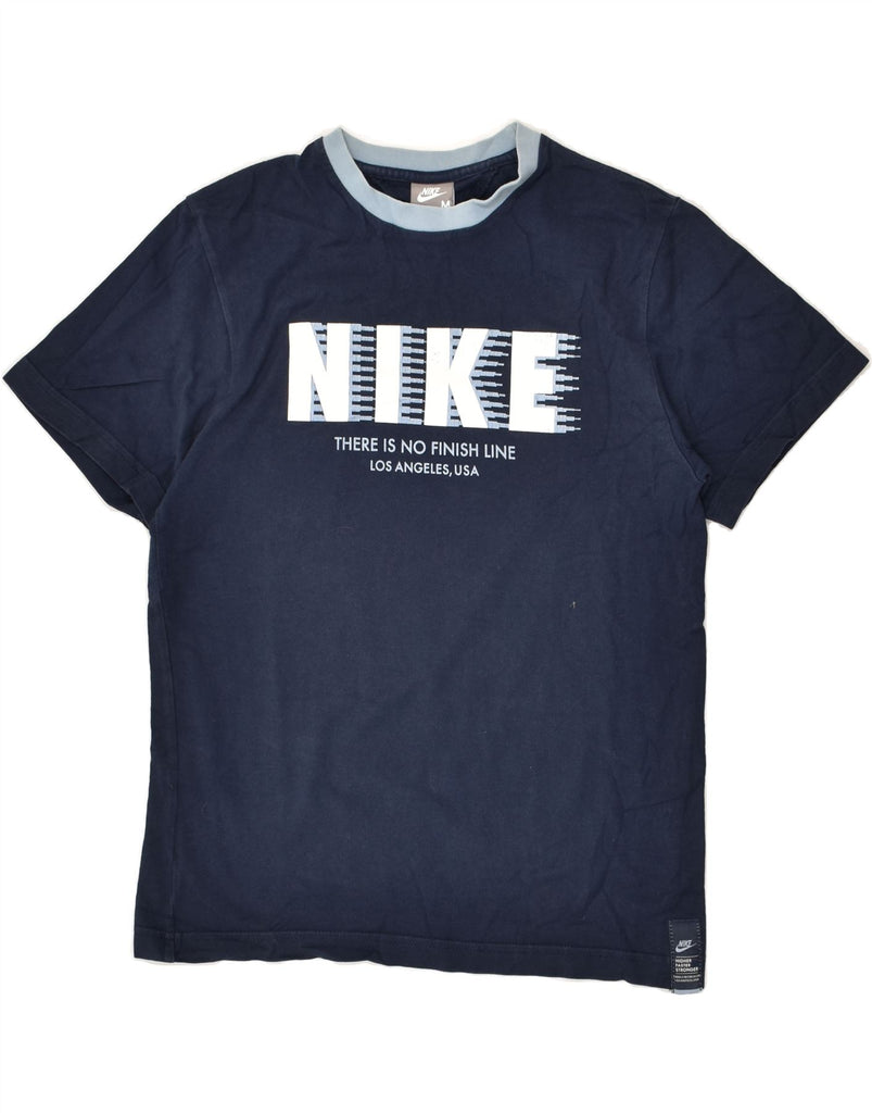 NIKE Boys Graphic T-Shirt Top 10-11 Years Medium Navy Blue | Vintage Nike | Thrift | Second-Hand Nike | Used Clothing | Messina Hembry 