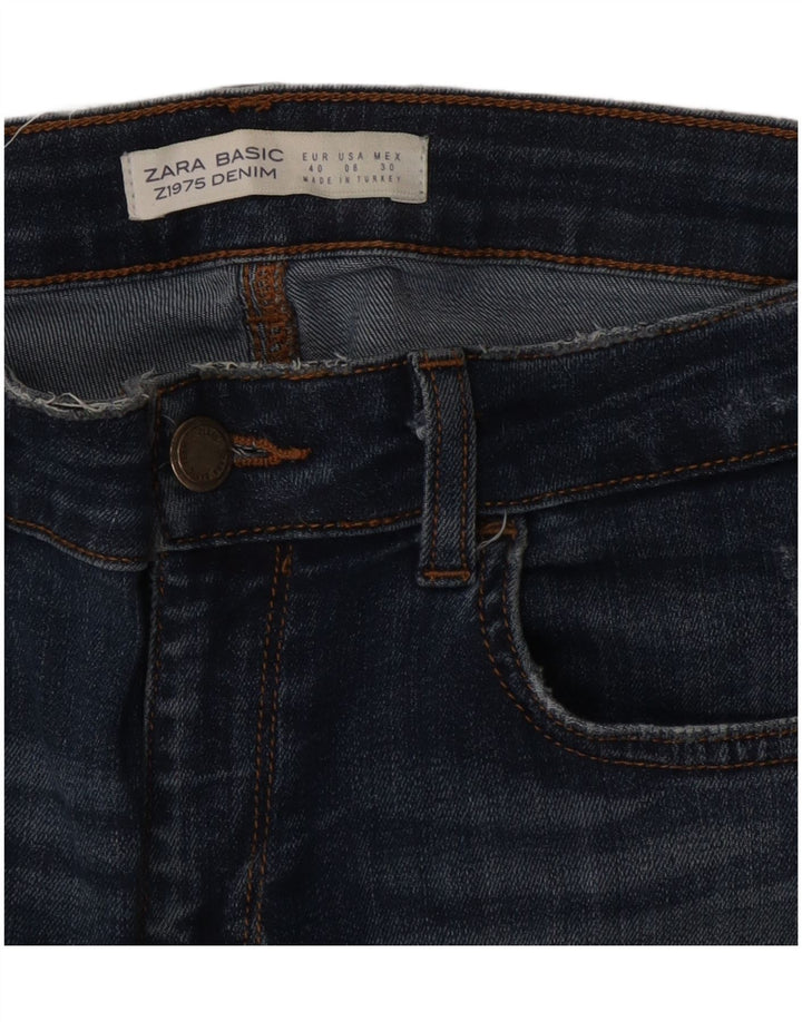 Zara Womens Distressed Skinny Jeans EU 40 Medium W30 L29 Blue