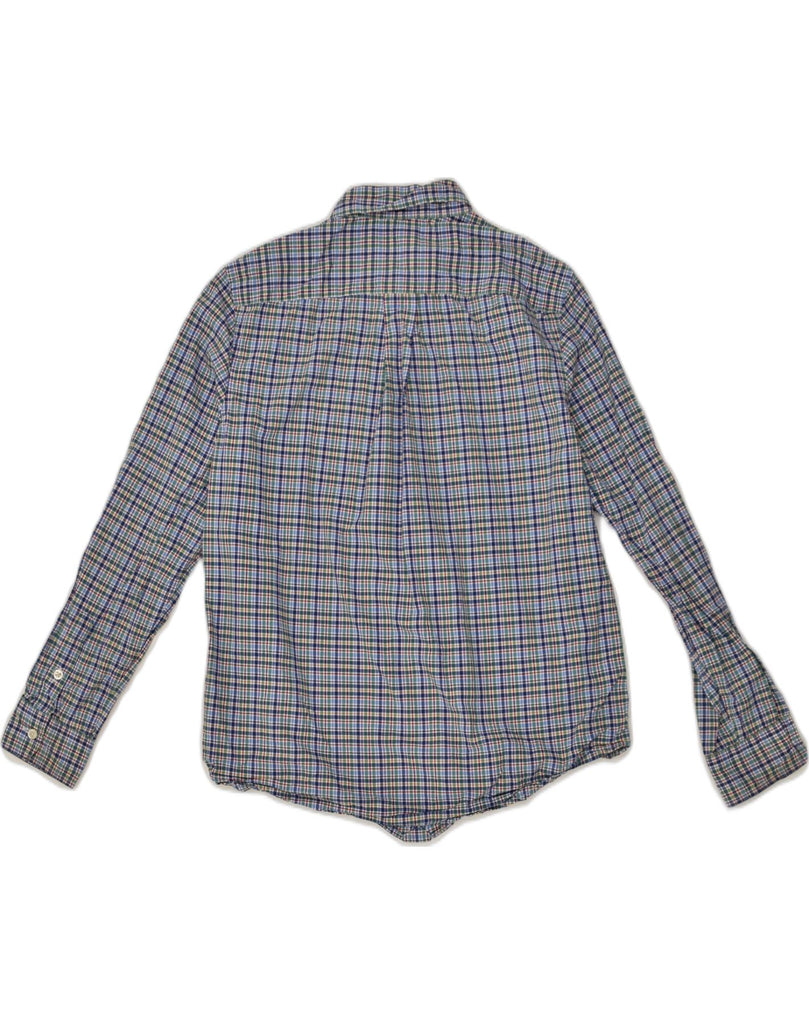 RALPH LAUREN Boys Shirt 14-15 Years Large Blue Check Cotton | Vintage Ralph Lauren | Thrift | Second-Hand Ralph Lauren | Used Clothing | Messina Hembry 