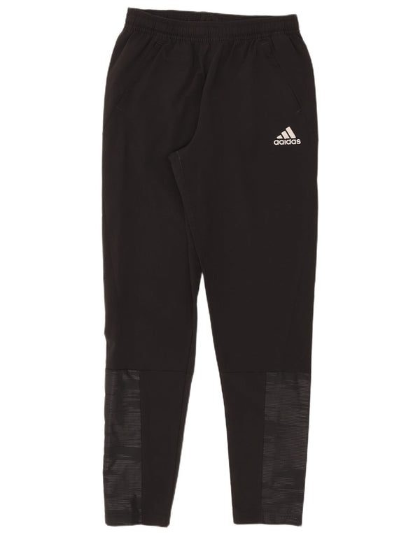 Adidas Boys Tracksuit Trousers 15-16 Years  Black Polyester