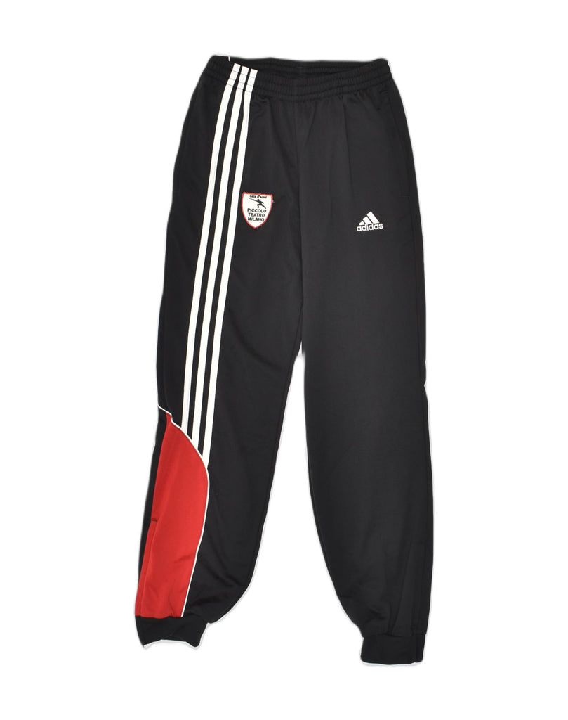 ADIDAS Boys Graphic Tracksuit Trousers Joggers 11-12 Years Black Polyester | Vintage Adidas | Thrift | Second-Hand Adidas | Used Clothing | Messina Hembry 