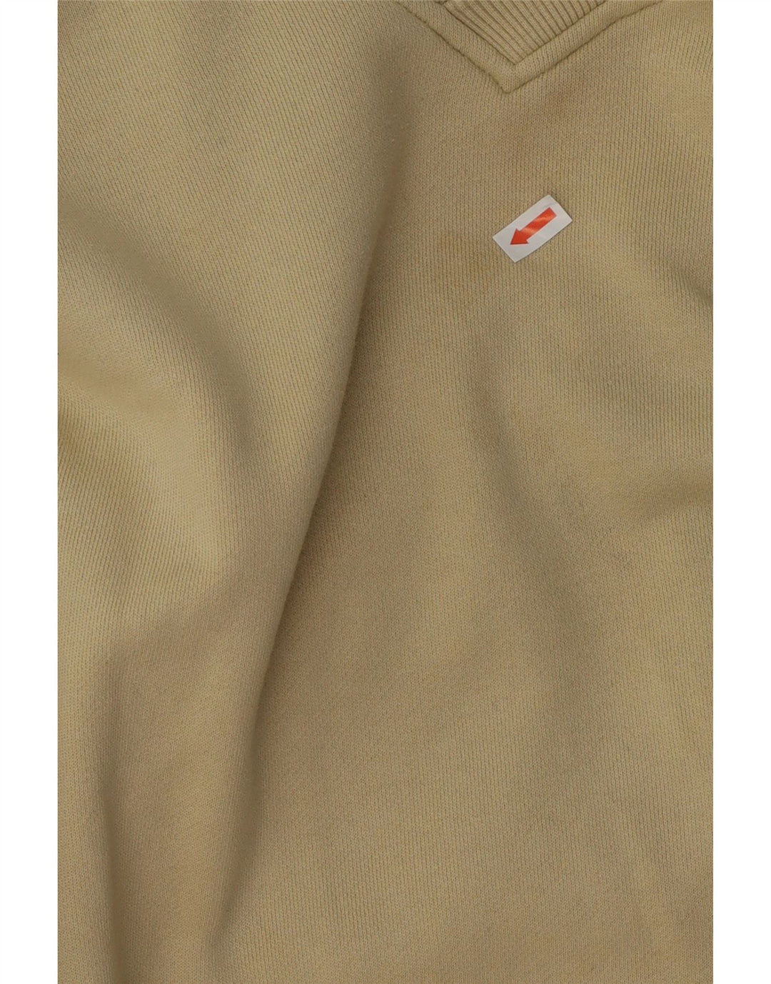 FILA Mens Sweatshirt Jumper Large Beige Cotton