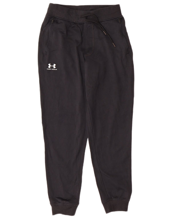 UNDER ARMOUR Womens Tracksuit Trousers Joggers UK 12 Medium  Black
