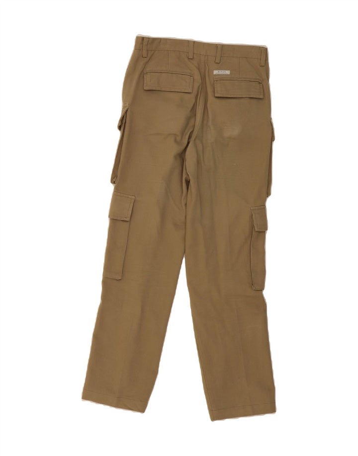 RIFLE Womens Straight Cargo Trousers W30 L30 Beige Cotton Vintage Rifle and Second-Hand Rifle from Messina Hembry 