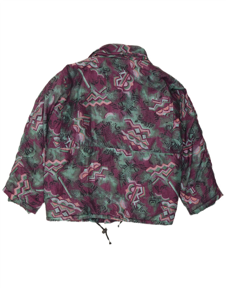 Brugi Mens Abstract Pattern Windbreaker Jacket UK 42 XL Multicoloured