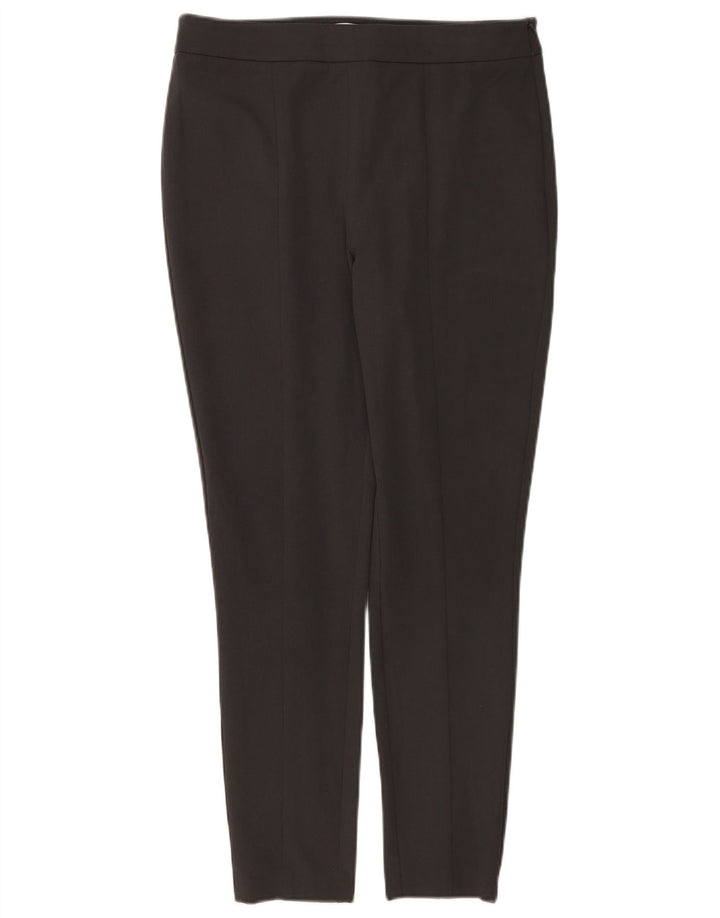 REISS Womens Slim Chino Trousers UK 12 Medium W30 L28 Grey Polyester