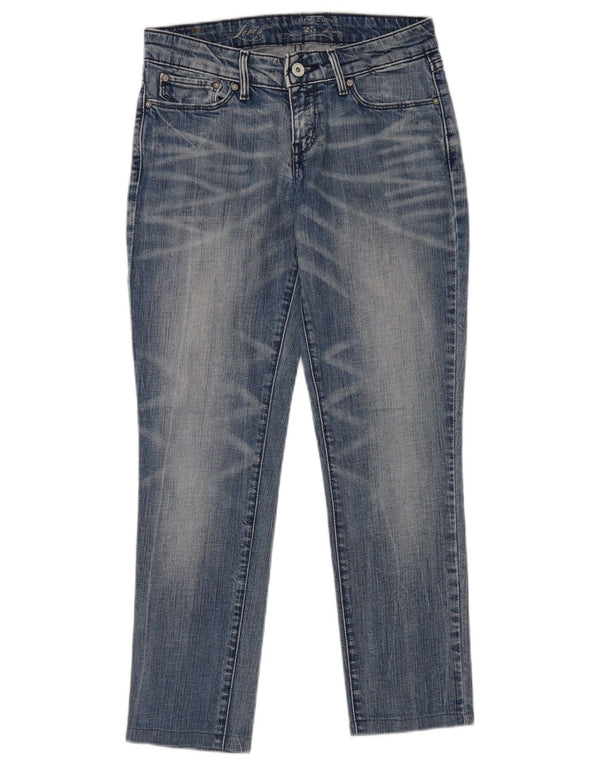 Levi's Womens Demi Curve Skinny Jeans W25 L25 Blue Cotton