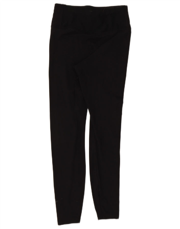 Nike Womens Dri Fit Leggings UK 12 Medium  Black Nylon
