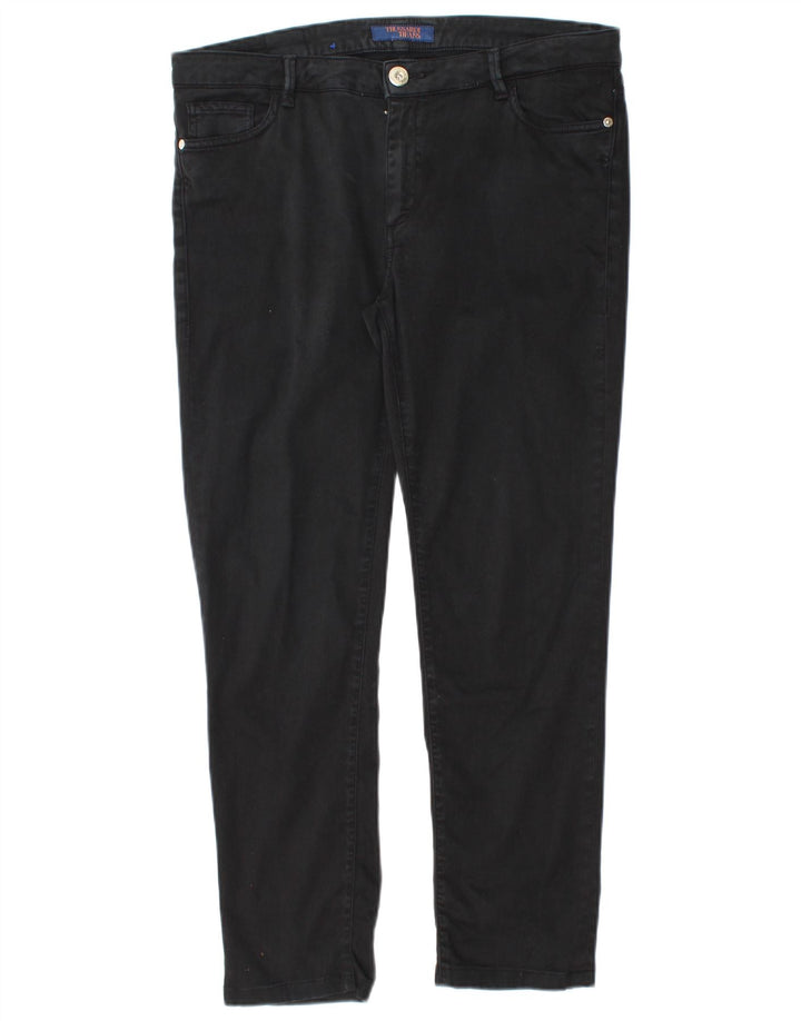 Trussardi Mens Slim Casual Trousers W31 L27 Black