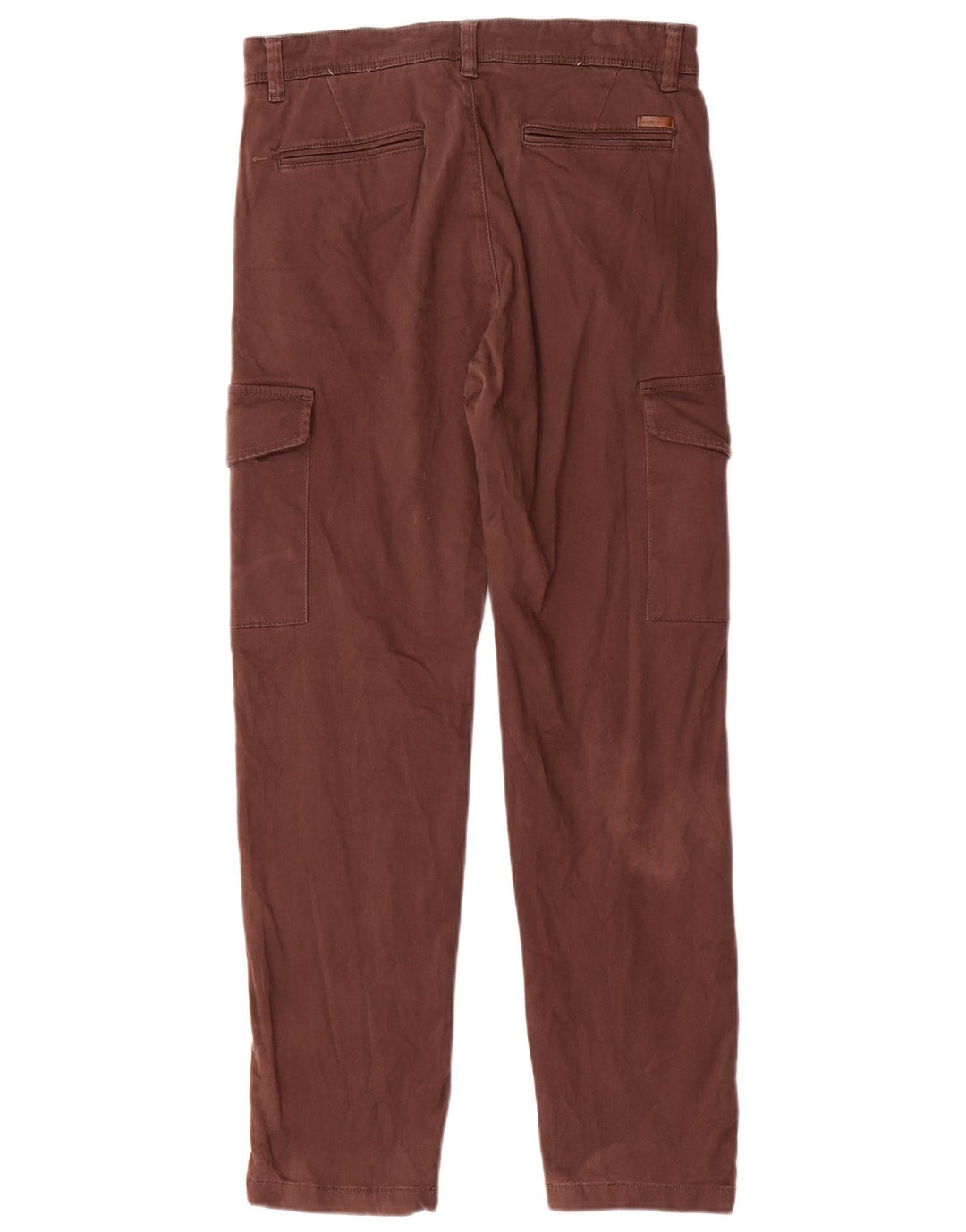 Jack & Jones Mens Slim Cargo Trousers W29 L30 Brown Cotton