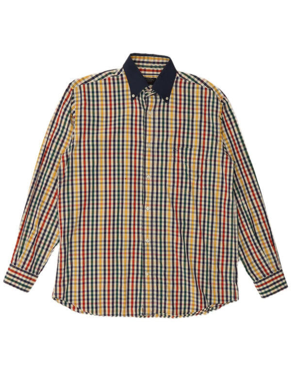 Paul & Shark Mens Yachting Shirt Size 40 Medium Multicoloured Check