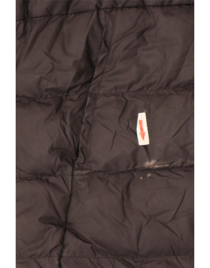 The North Face Boys Hooded Padded Jacket 13-14 Years XL Black Polyester