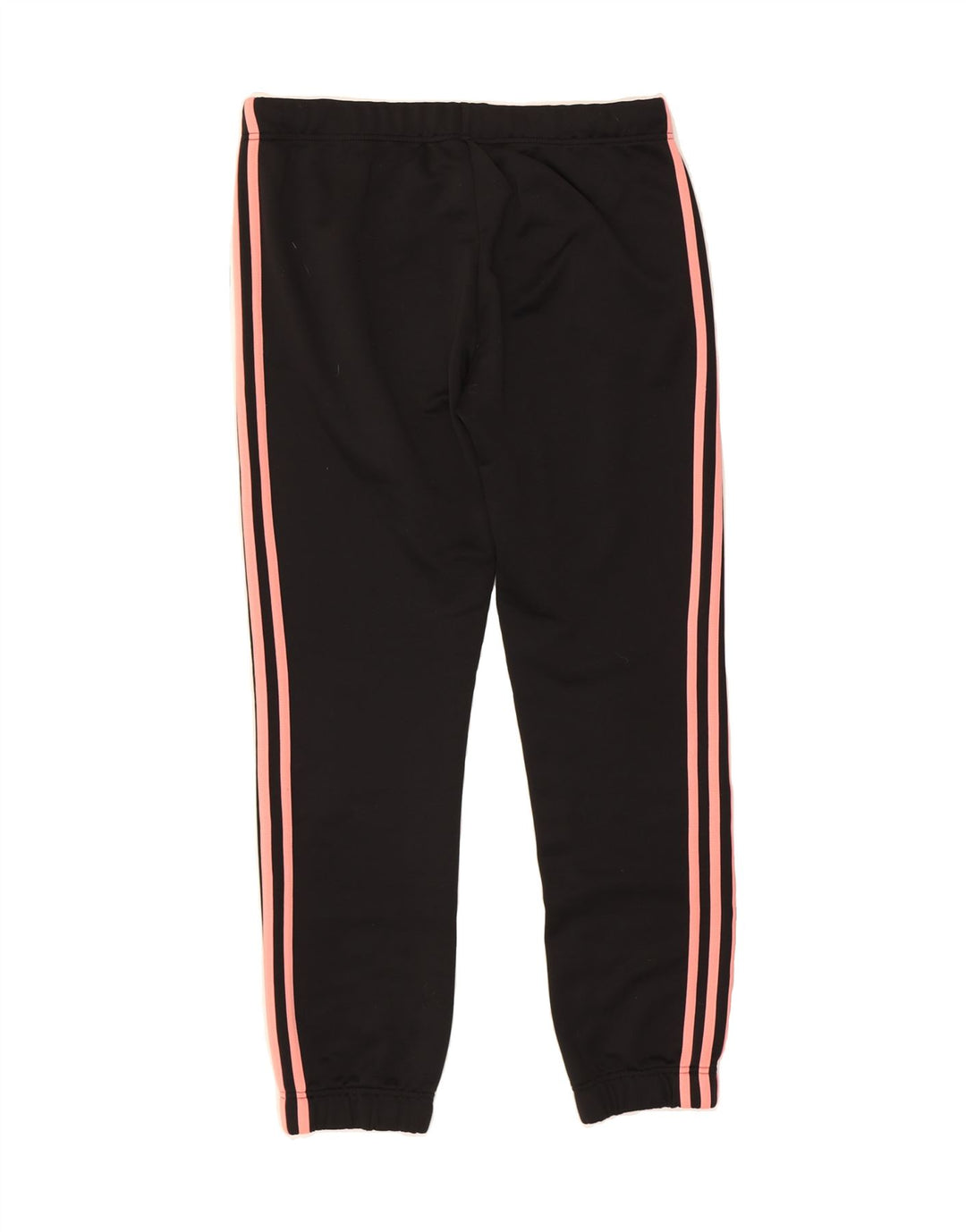 ADIDAS Womens Tracksuit Trousers Joggers UK 12/14 Medium Black Polyester Vintage Adidas and Second-Hand Adidas from Messina Hembry 